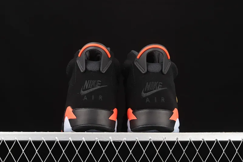 All categories Air Jordan Jordan series basketball shoes Air Jordan 6 G version Air Jordan 6 Infrared AJ6 black red Joe 6 black infrared 3M reflective basketball men's shoes 384664-060